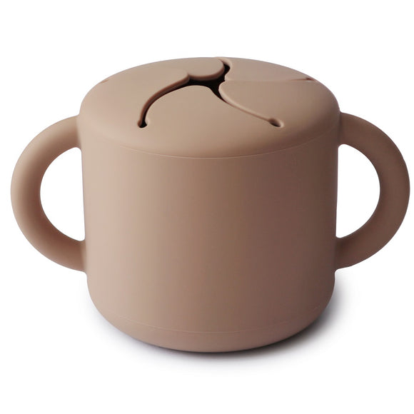Mushie Silikoninen Snack Cup, Natural