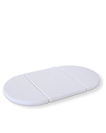 Waldin, Oval Pinnasänky 7in1 + Patja, Natural Wood