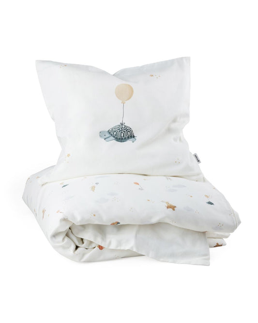 Sebra, Cotton Sateen Duvet Cover Set 135x100 cm, World of Sebra