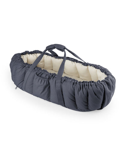 Zebra, 3-in-1 Baby Nest, Blue Olive