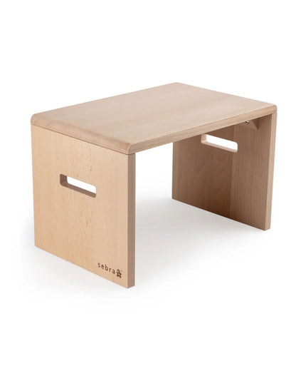 Zebra, Children's Step Stool, Wooden