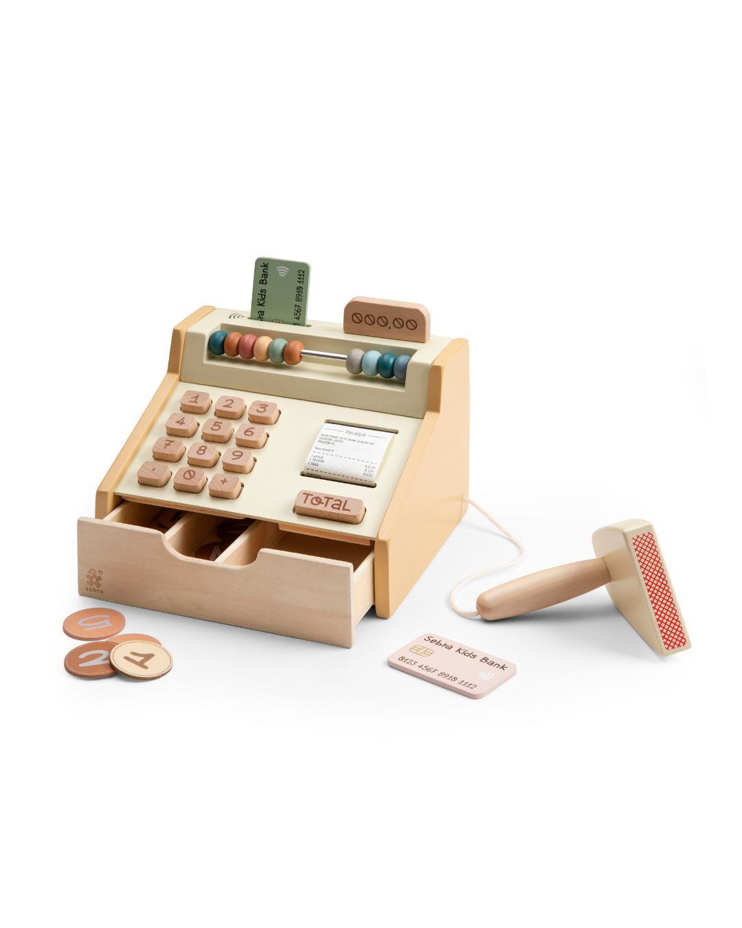 Zebra, Toy cash register