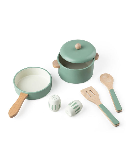 Zebra, Children's Cooking Set, Sage Green