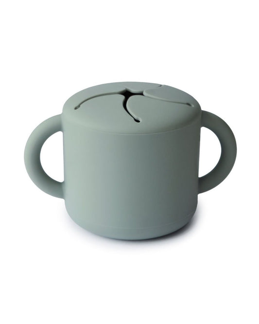 Mushie, Silikoninen Snack Cup, Cambridge Blue