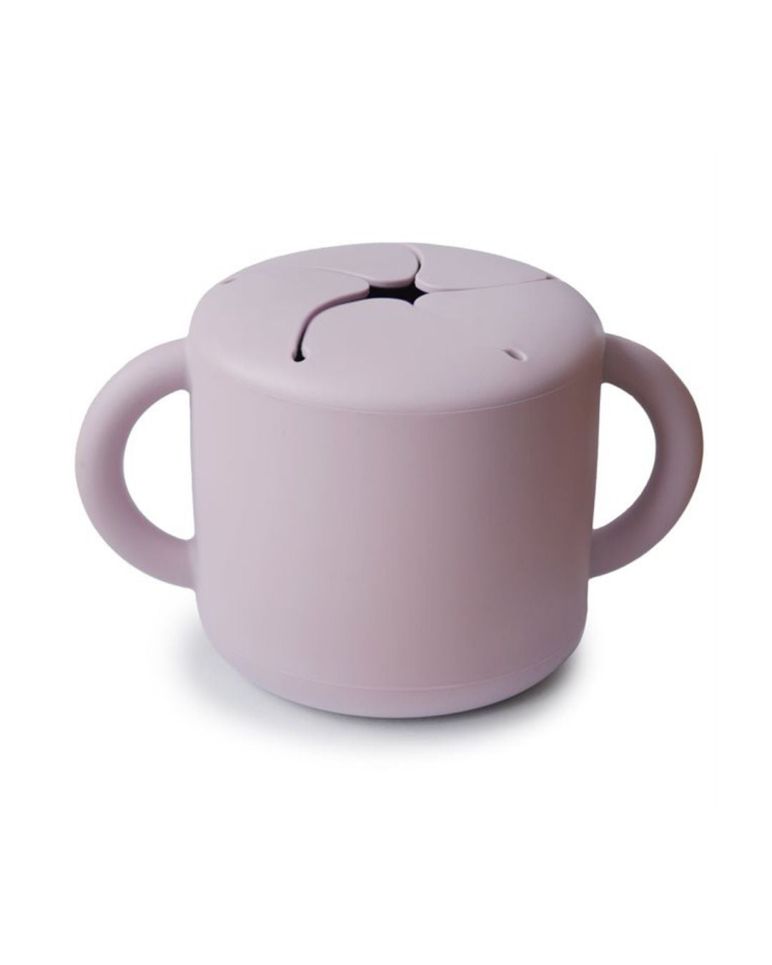 Mushie, Silikoninen Snack Cup, Soft Lilac
