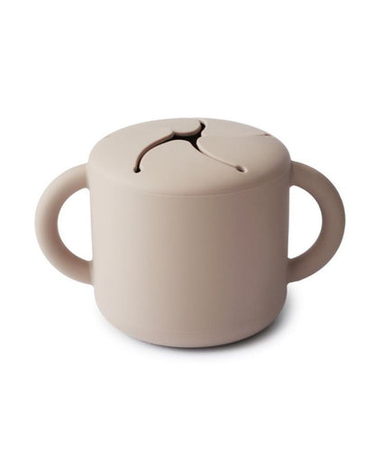Mushie, Silikon Snack Cup, Shifting Sand