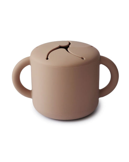 Mushie, Silikon Snack Cup, Natural