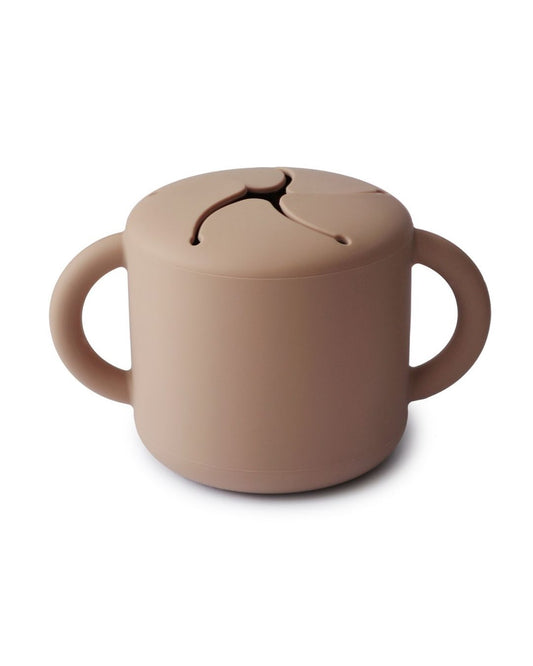 Mushie, Silikoninen Snack Cup, Natural