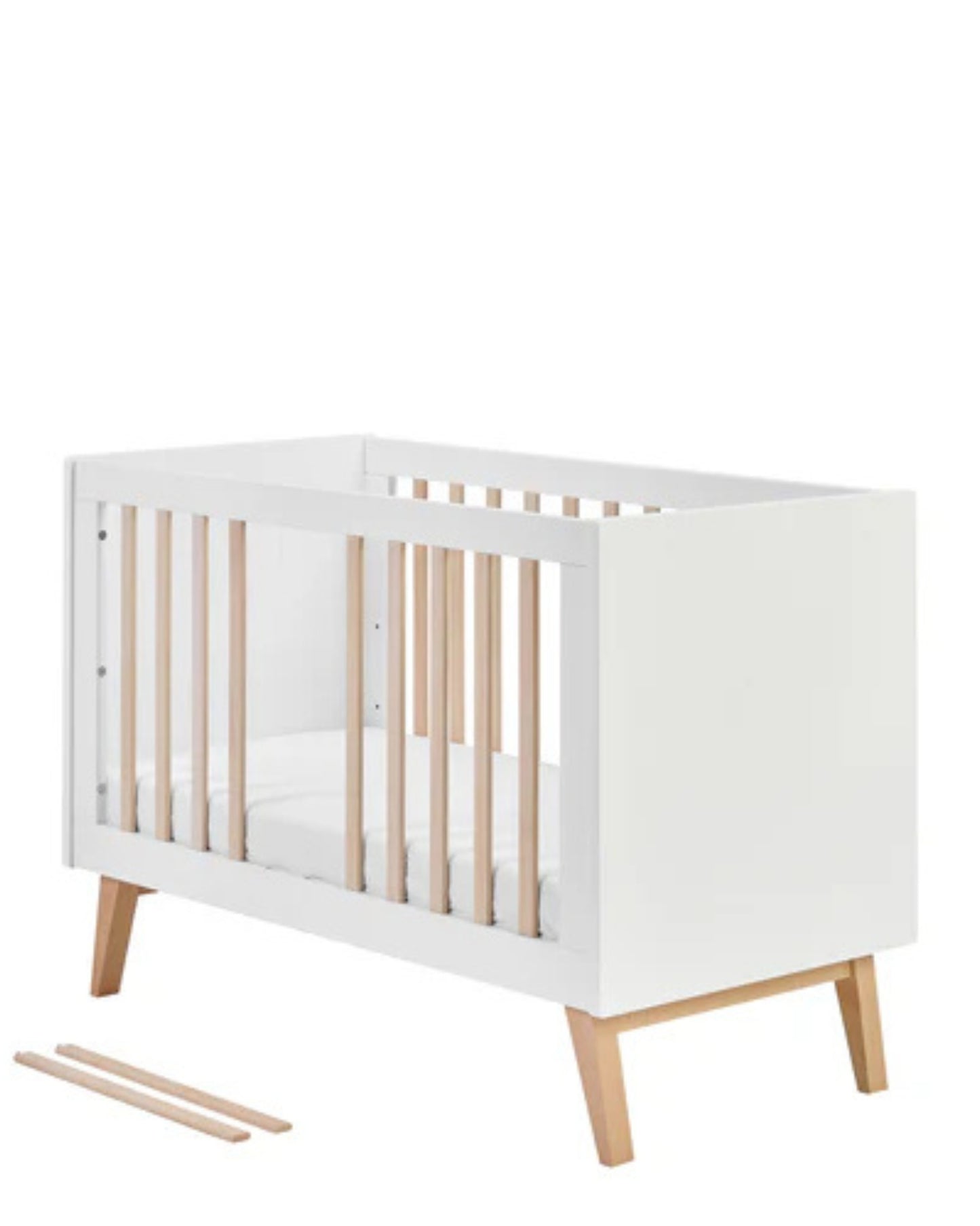 Pinio, Swing Cot 2 IN 1, 60x120, Vit