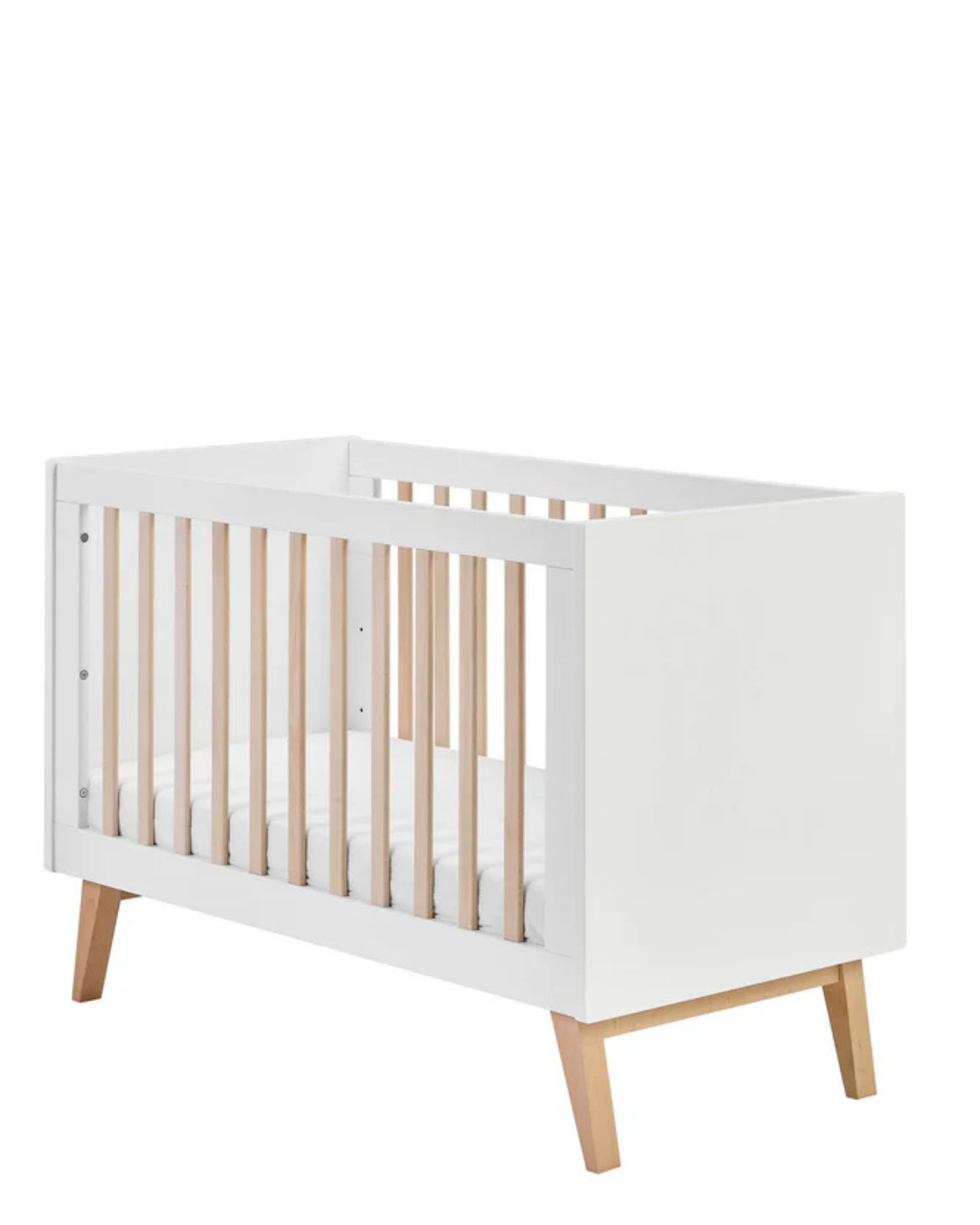 Pinio, Swing Cot 2 IN 1, 60x120, Vit