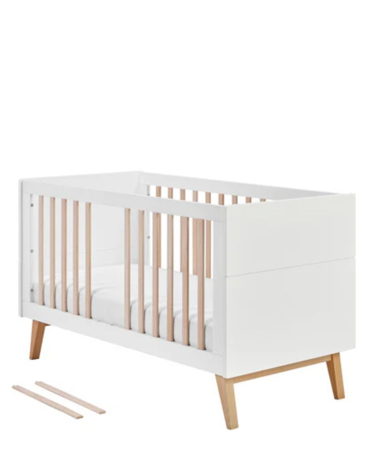 Pinio, Swing Cot 2 IN 1, 70x140, Vit