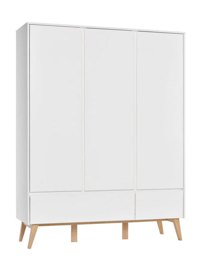 Pinio Swinggarderob 3 dörrar, Vit