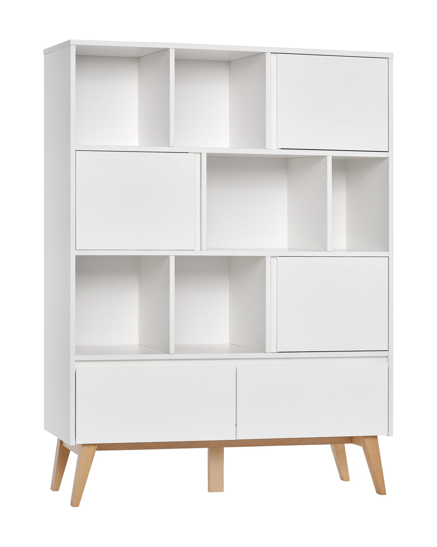 Pinio, Gungbokhylla 120 cm, Vit