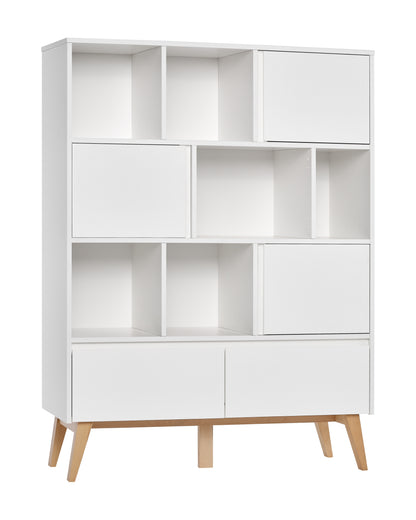 Pinio, Gungbokhylla 120 cm, Vit