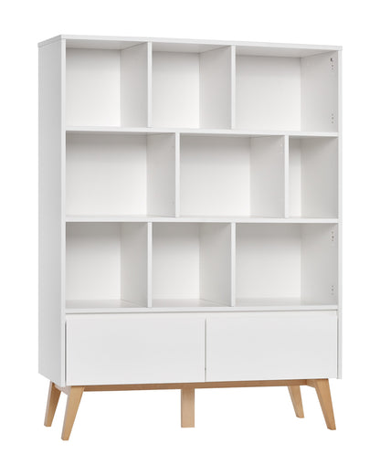 Pinio, Gungbokhylla 120 cm, Vit