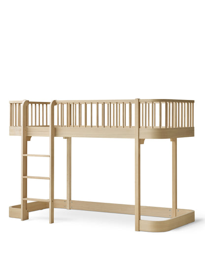 Oliver Furniture, Wood Original, Puoliparvisänky 90x200, Oak