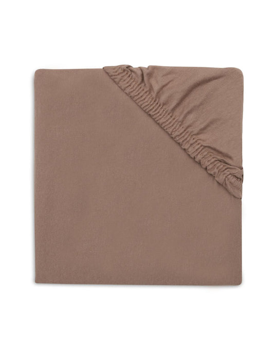 Jollein, Aluslakana, 60x120cm, Jersey Milky Coffee
