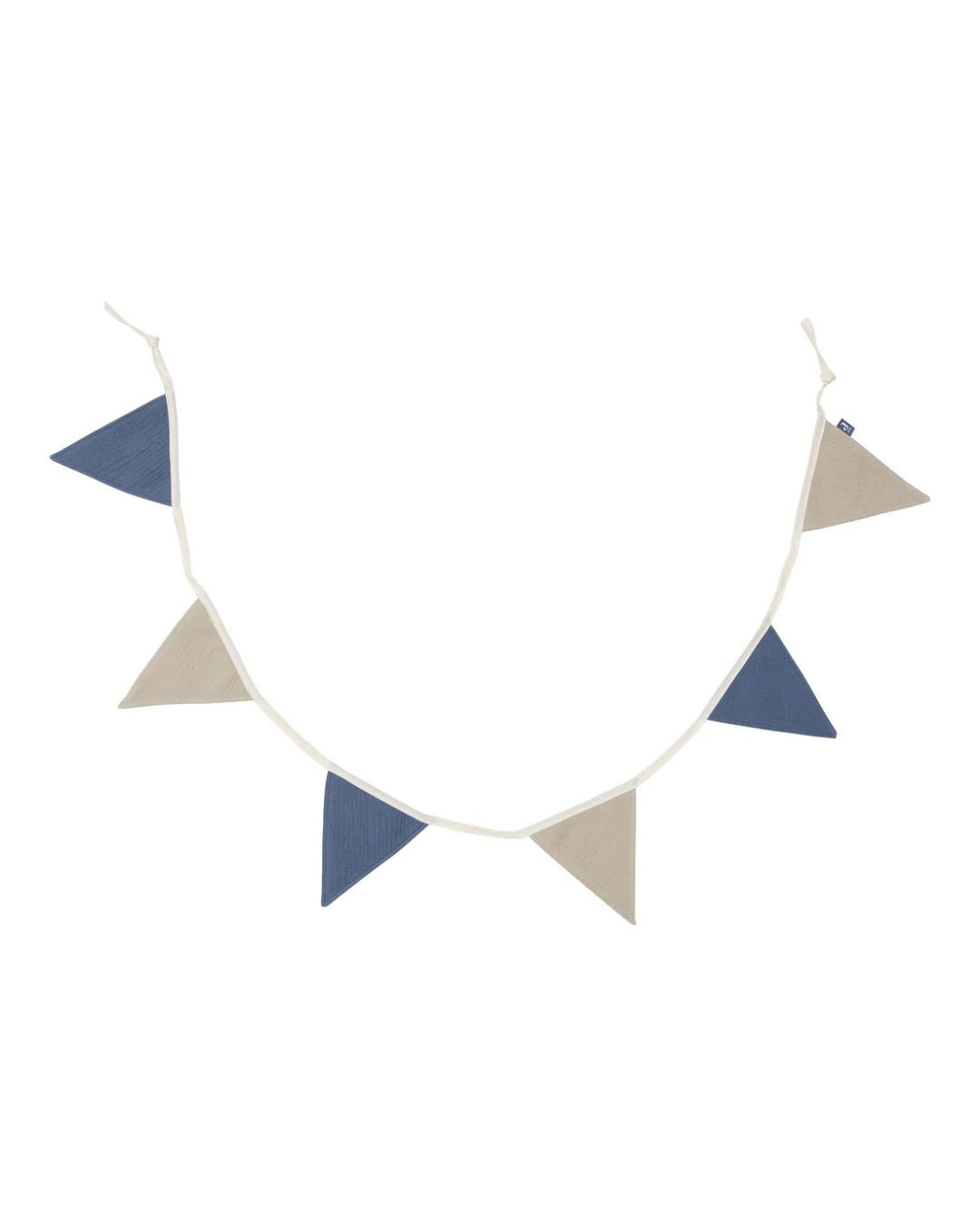 Jollein, Pennant, Jeans Blue/Olive Green