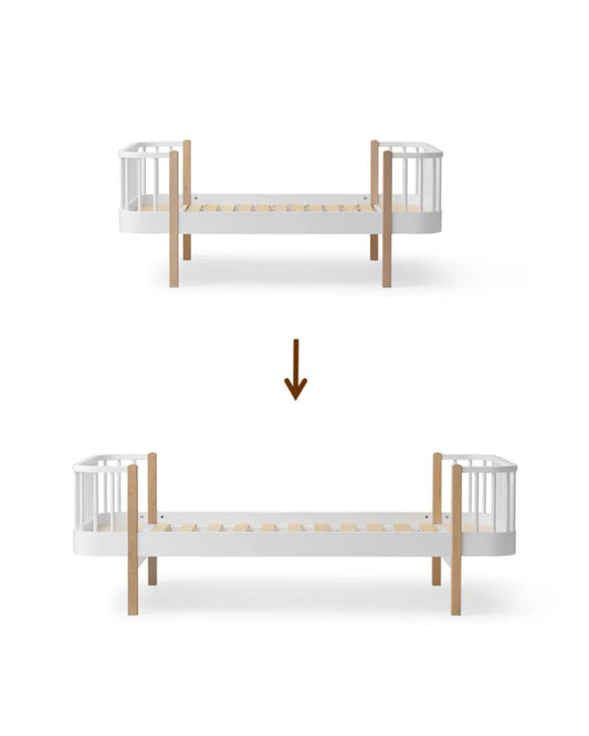 Oliver Furniture, Muunnossarja, Wood Original Juniorisänky 70x160cm Sängyksi 90x200cm