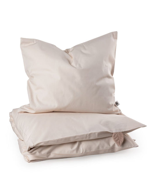 Zebra, Percale Duvet Cover Set 100x140 cm, Birchbark Rose