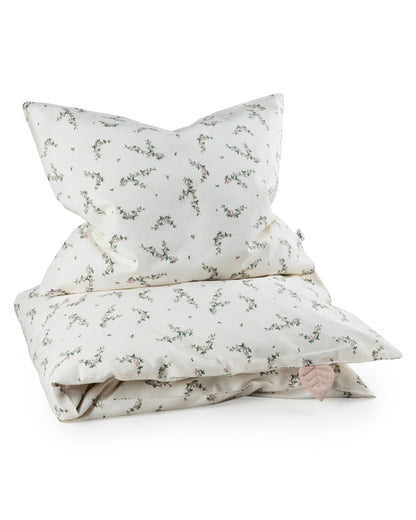 Zebra, Percale Duvet cover set 100x135 cm, Powder Blossom
