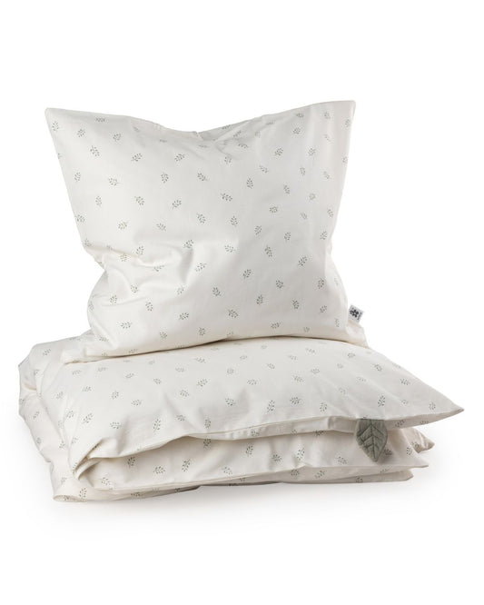 Zebra, Percale Duvet Cover Set 100x140 cm, Sophora Leaves
