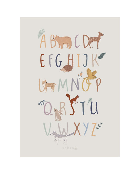 Sebra, Juliste Aakkoset A-Z (EN), Nightfall