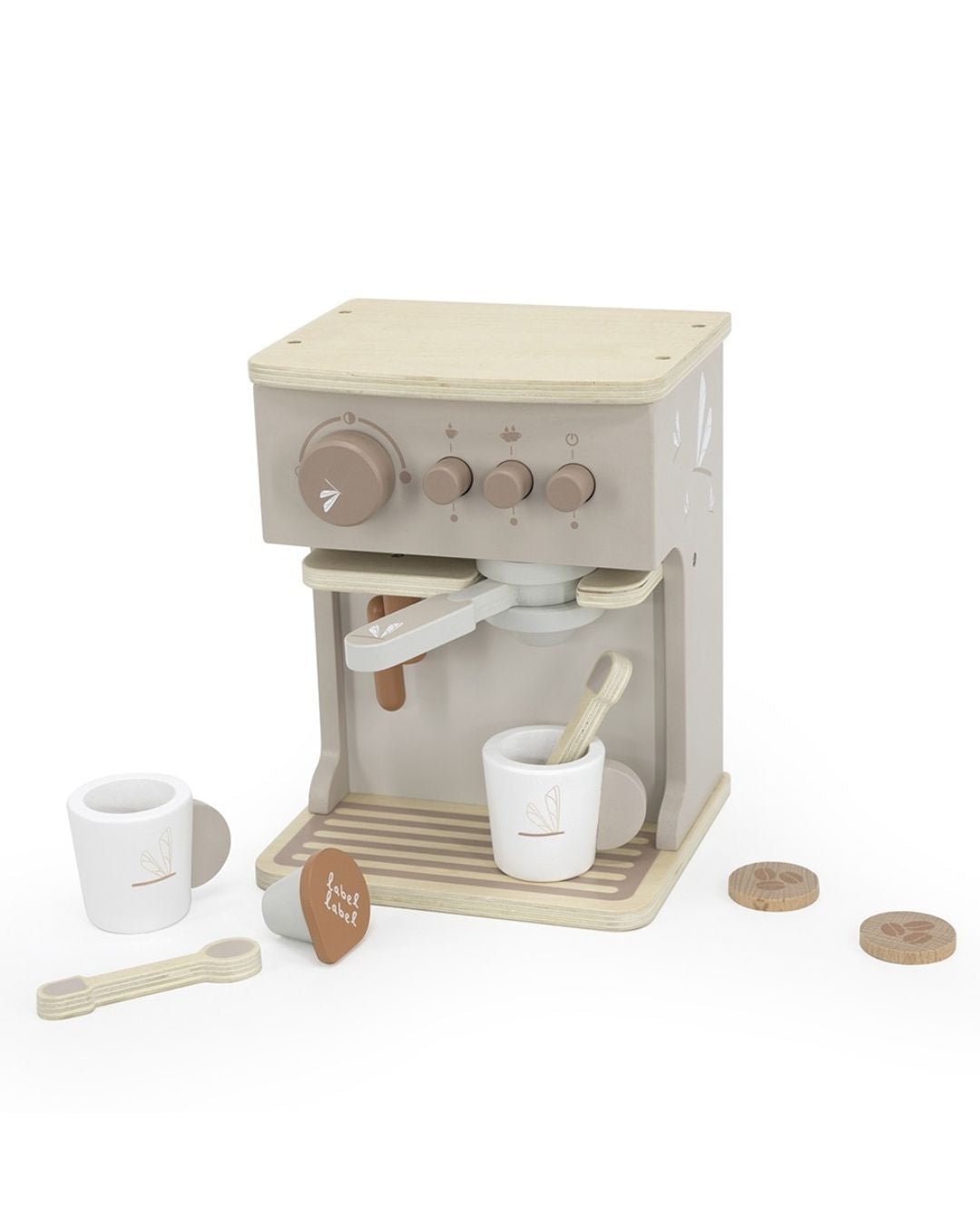 Etikett Etikett, Espressomaskin, Nougat