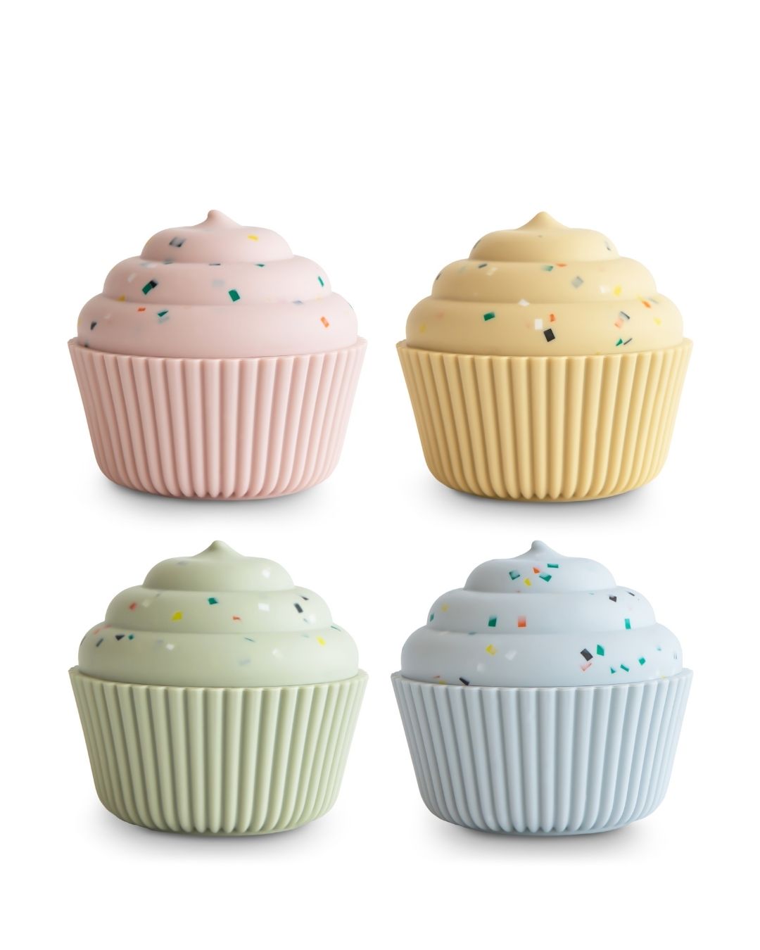 Mushie, Silikonleksak, Mix and Match Cupcake