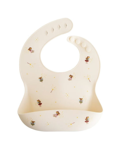 Mushie Silicone Bib, Fairy Mice