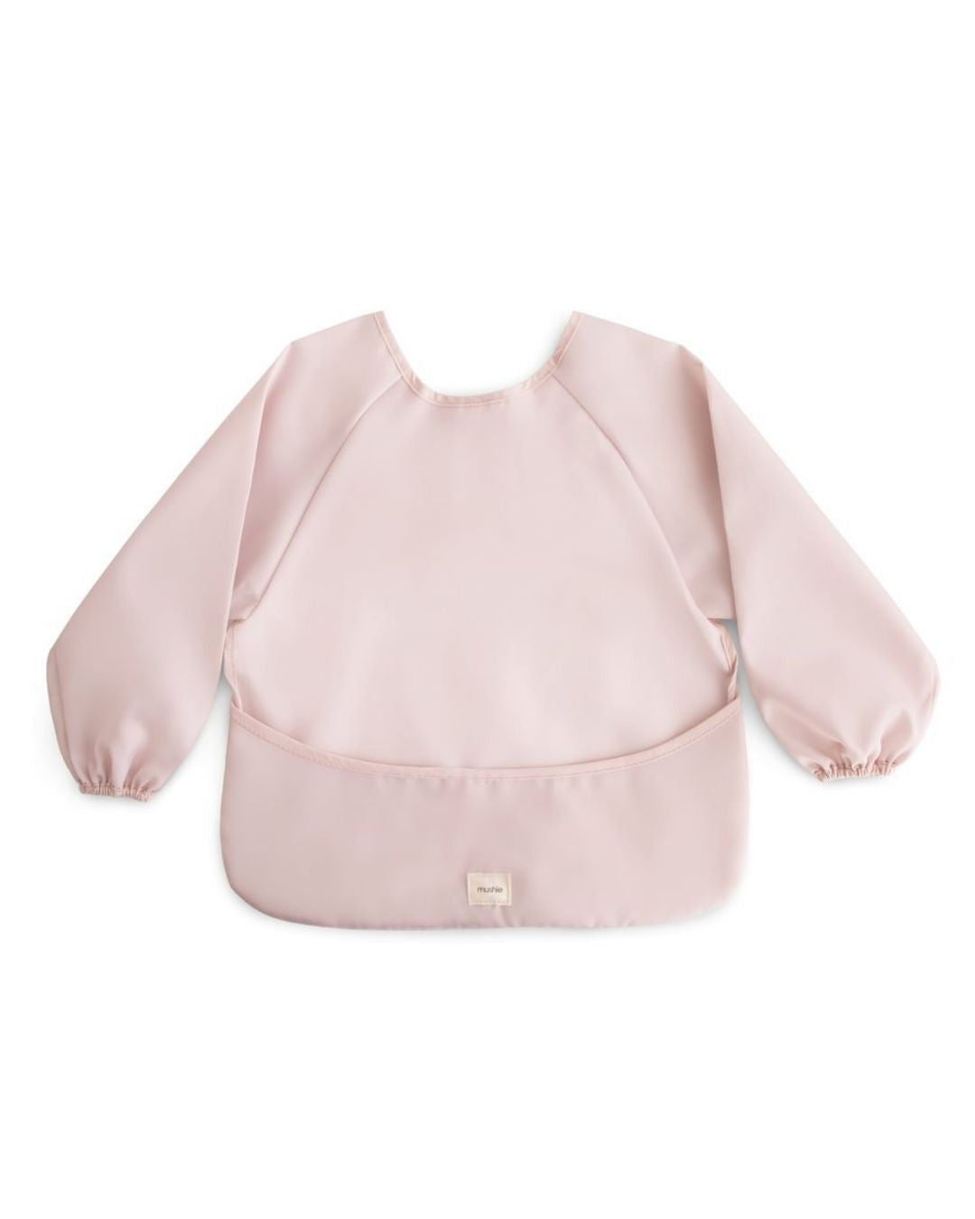 Mushie, Bib with Sleeves, Blush