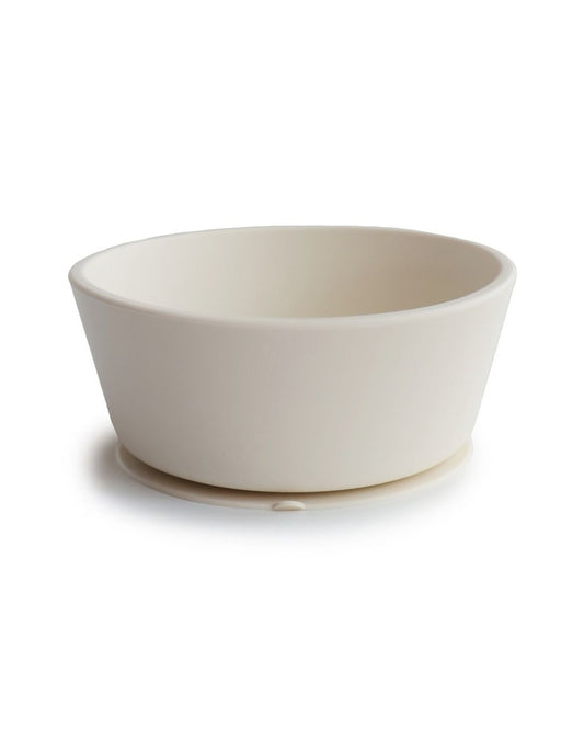 Mushie Silikonikulho Imukupilla, Ivory