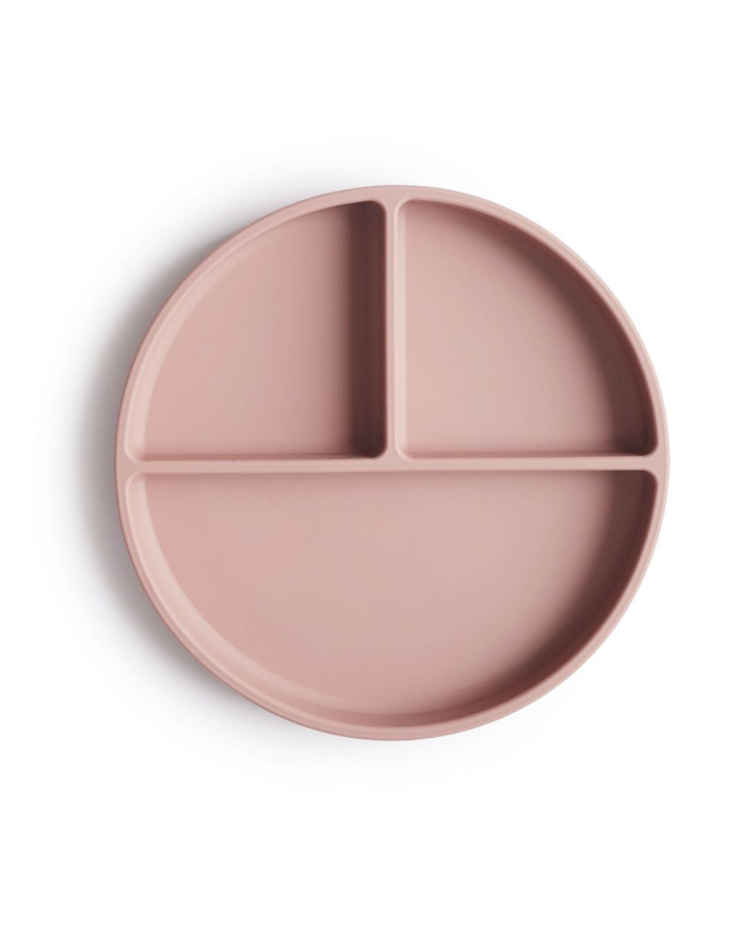 Mushie, Silicone plate with suction cup, Blush