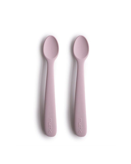 Mushie, Silikoni, Lusikkasetti 2kpl, Soft Lilac
