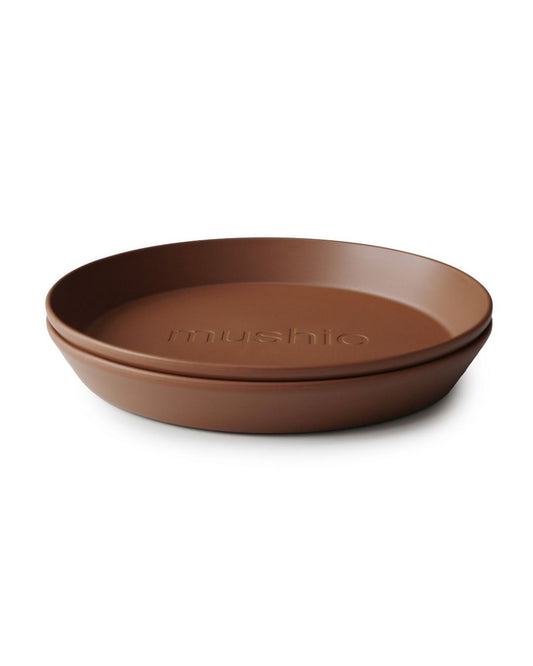Mushie, Lautanen 2kpl, Round Caramel