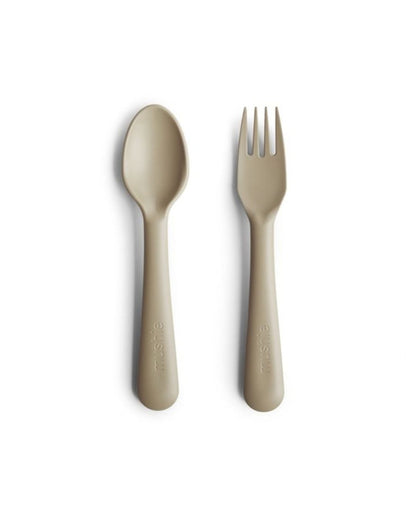 Mushie, Cutlery, Vanilla