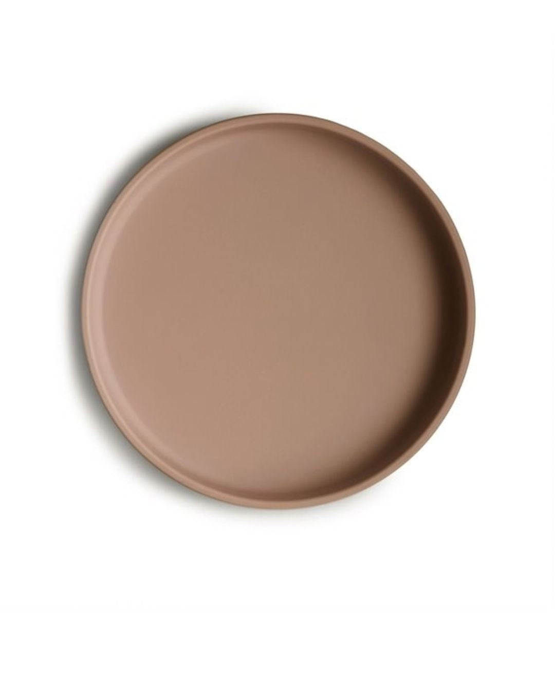 Mushie Silicone plate with suction cup, Classic Natural