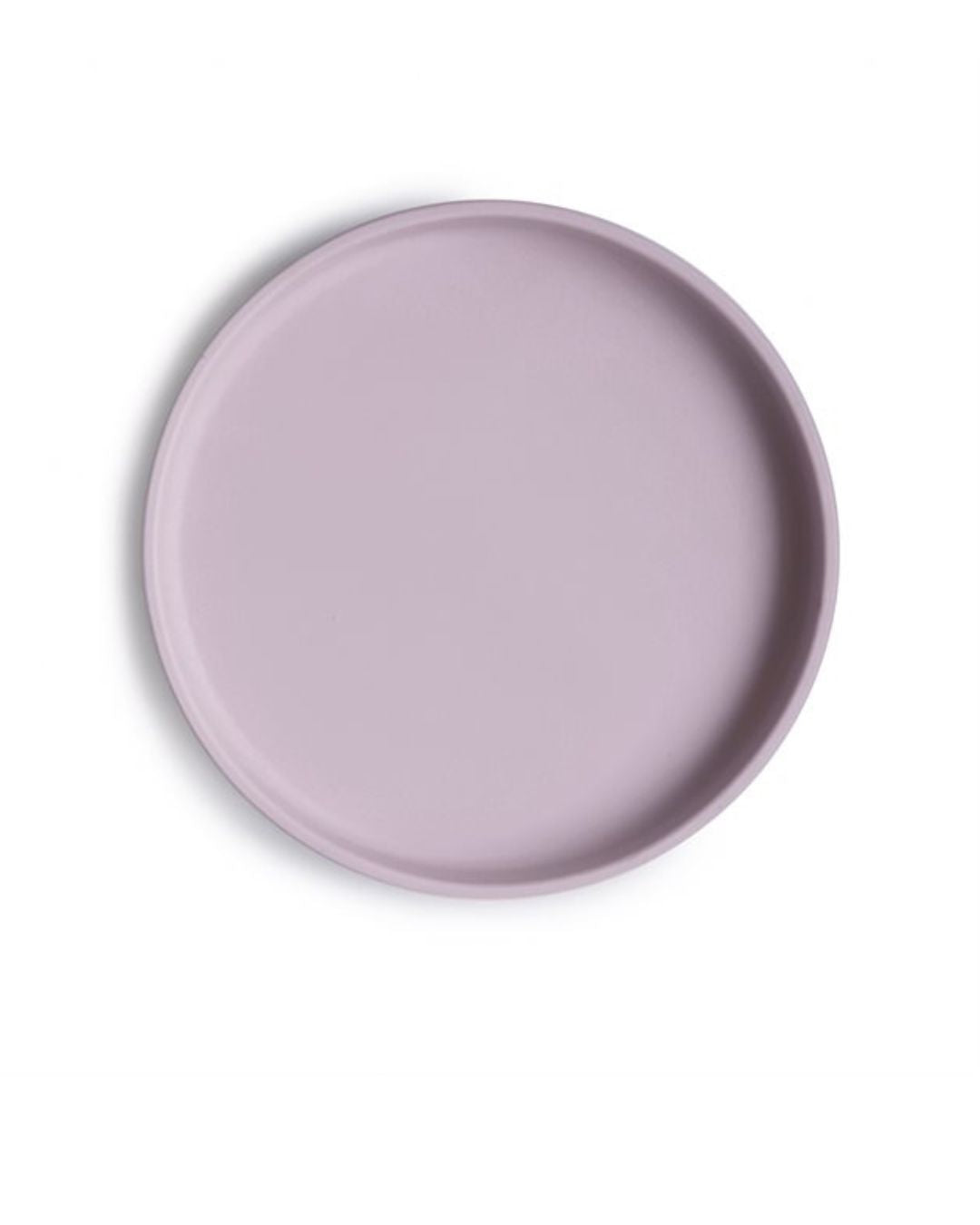 Mushie Silicone plate with suction cup, Classic Soft Lilac