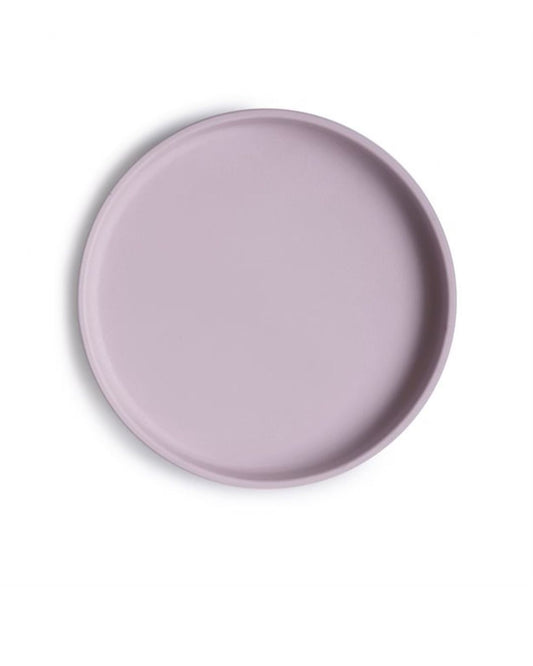 Mushie Silikonilautanen Imukupilla, Classic Soft Lilac