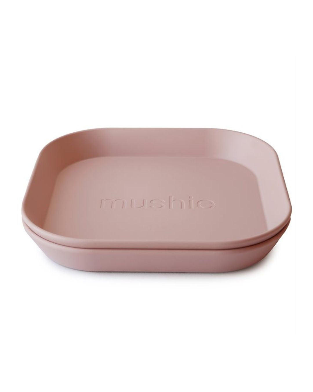 Mushie, Plate 2 pcs, Blush