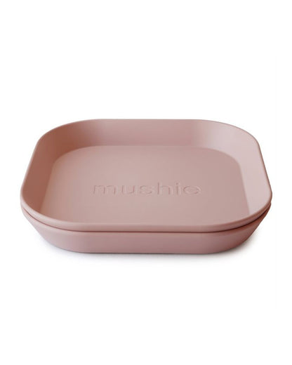 Mushie, Plate 2 pcs, Blush