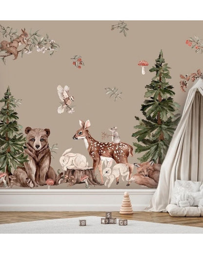 Wall Sticker Set 330x140cm, Forest XL