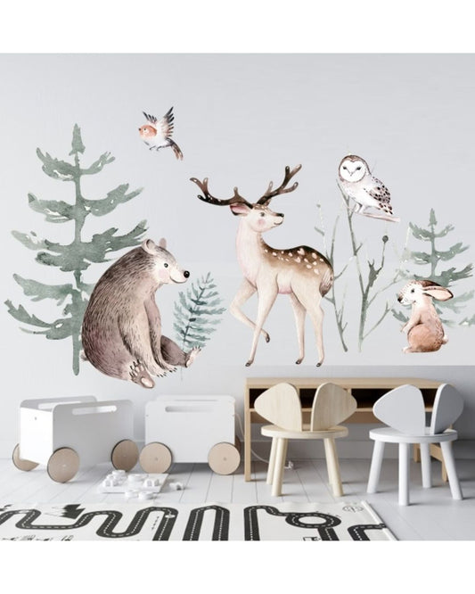 Wall sticker Set 150x100, Scandinavian Forest