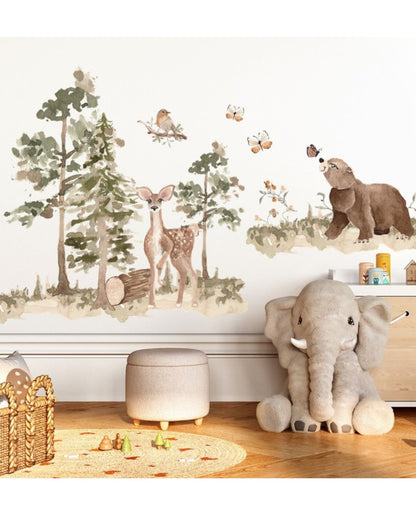 Seinätarra Setti 140x200 cm, Forest Stories 2
