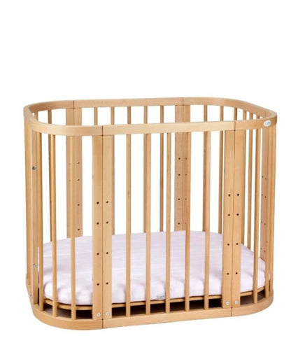 Waldin, Pinnasänky 7in1 + Patja, Natural Wood