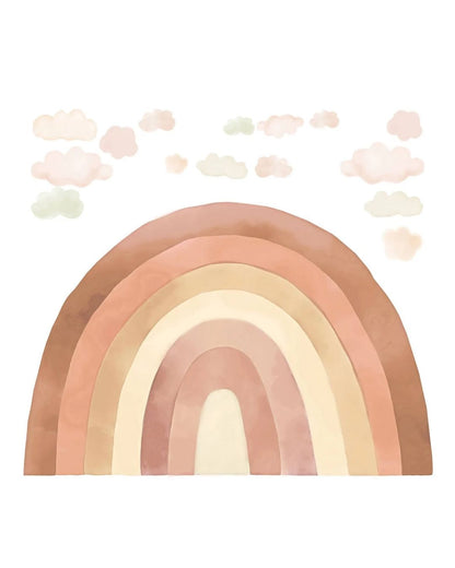 Pastelowe Love, Seinätarra, Rainbow Beige XL