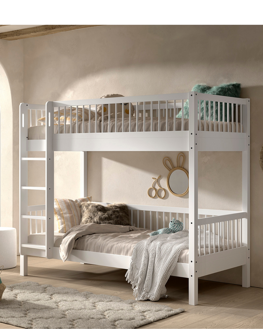 Vipack, Forrest Beech, Kerrossänky (Muunneltava) 90x200 cm, Valkoinen