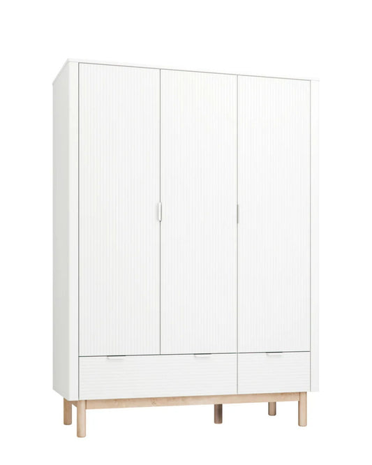 Pinio, Miloo Vaatekaappi 3-ovea, White