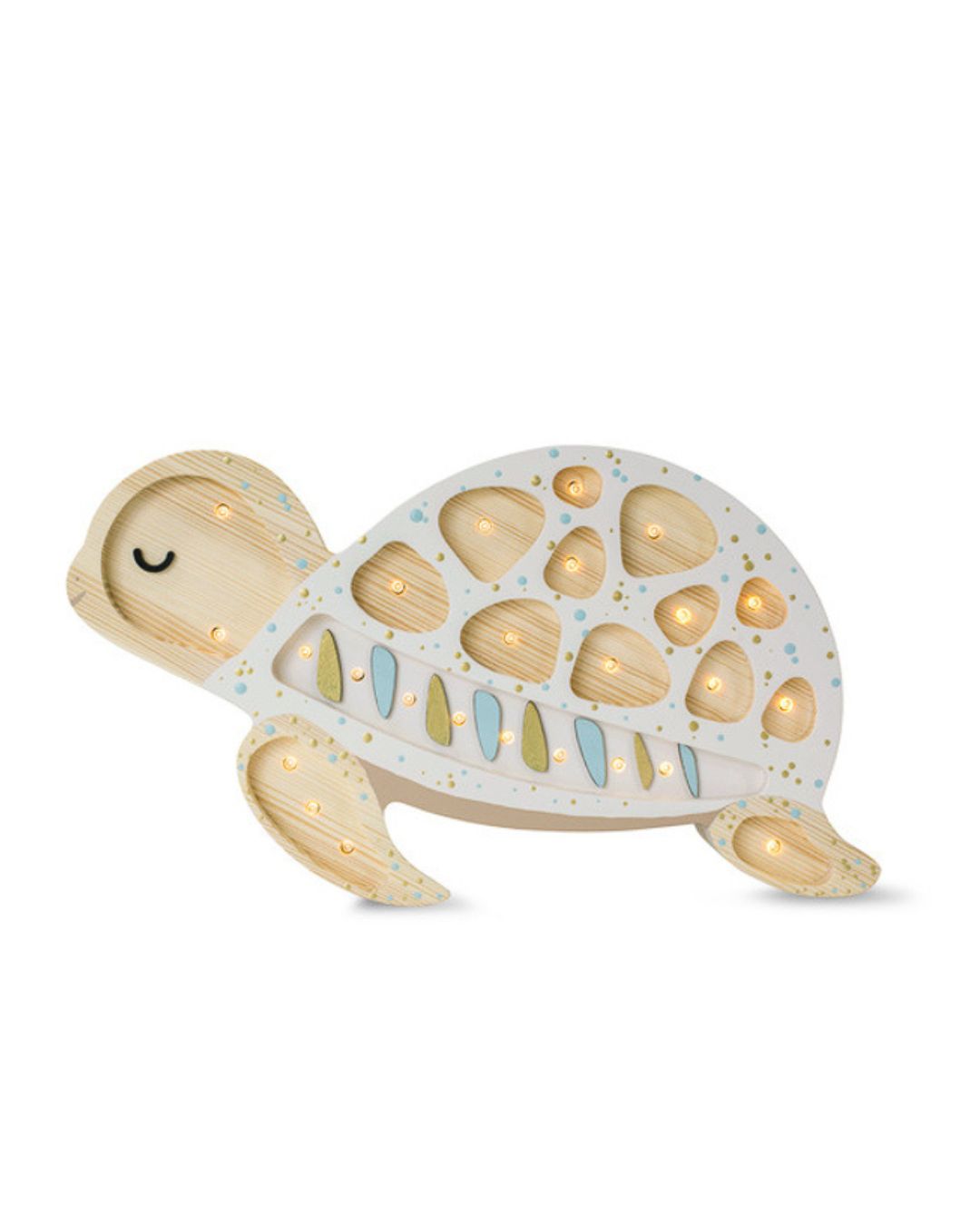 Little Lights Night Light Turtle, Albino strössel