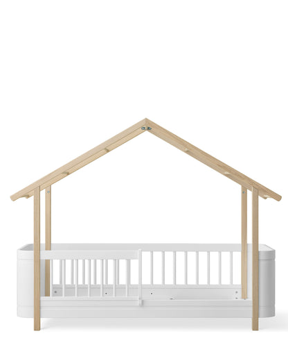Oliver Furniture, Wood Mini+, Talosänky 70x160cm, White/Oak